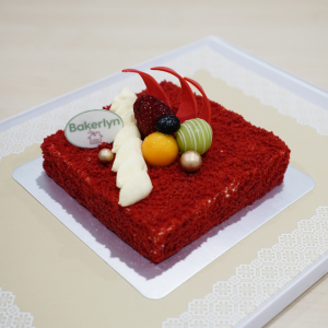 Red Velvet Inflight Royal Brunei Birthday Celebration Cake