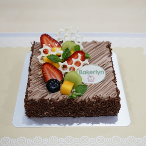 Swiss Light Mocha Cake Inflight Royal Brunei Birthday Celebration Cake
